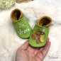 Preview: Name mit Blumenleine und Pferdekopf