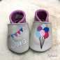 Preview: Name mit Wimpelkette und Luftballons