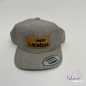 Preview: Cap Snapback grau meliert mit Patch