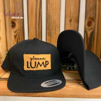 Cap Snapback schwarz mit Patch