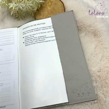 Mutterpasshülle mit Herz beige