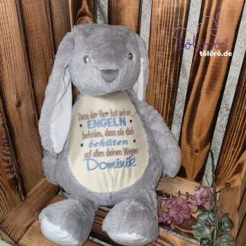 Plüschtier - Hase grau