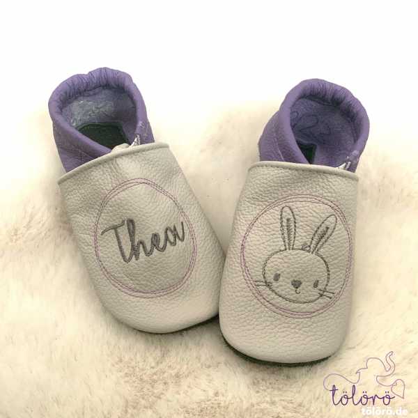 Name im Kreis und Hase